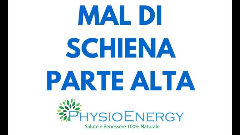 Dolore schiena alta sinistra: cause, sintomi e trattamenti efficaci