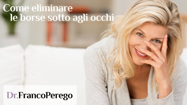 Come eliminare le borse sotto gli occhi senza chirurgia