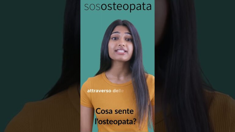 Cosa percepisce l'osteopata attraverso il contatto: una guida completa