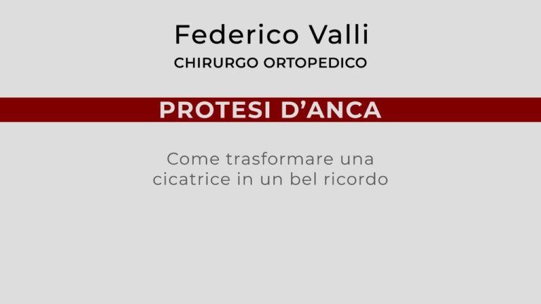 Protesi all'anca: minimizzare le cicatrici per una guarigione ottimale