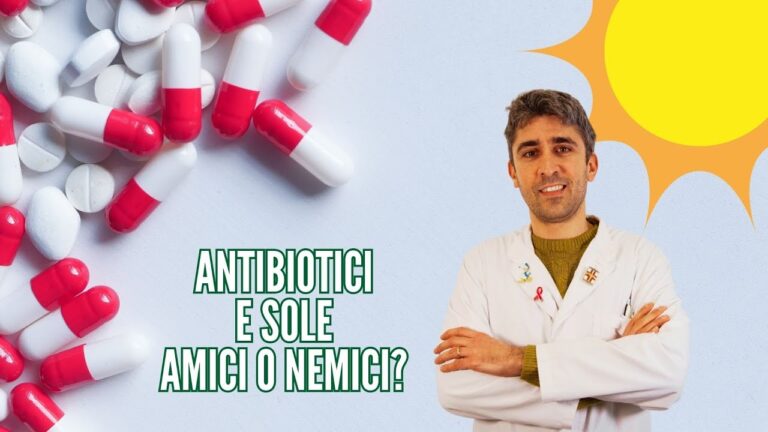 Gli effetti collaterali dell'uso di antibiotici sotto il sole