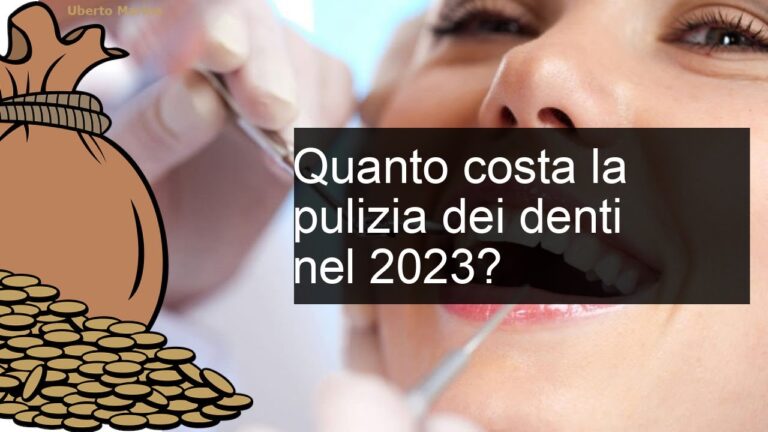 Il costo della pulizia dentale: quanto si spende?